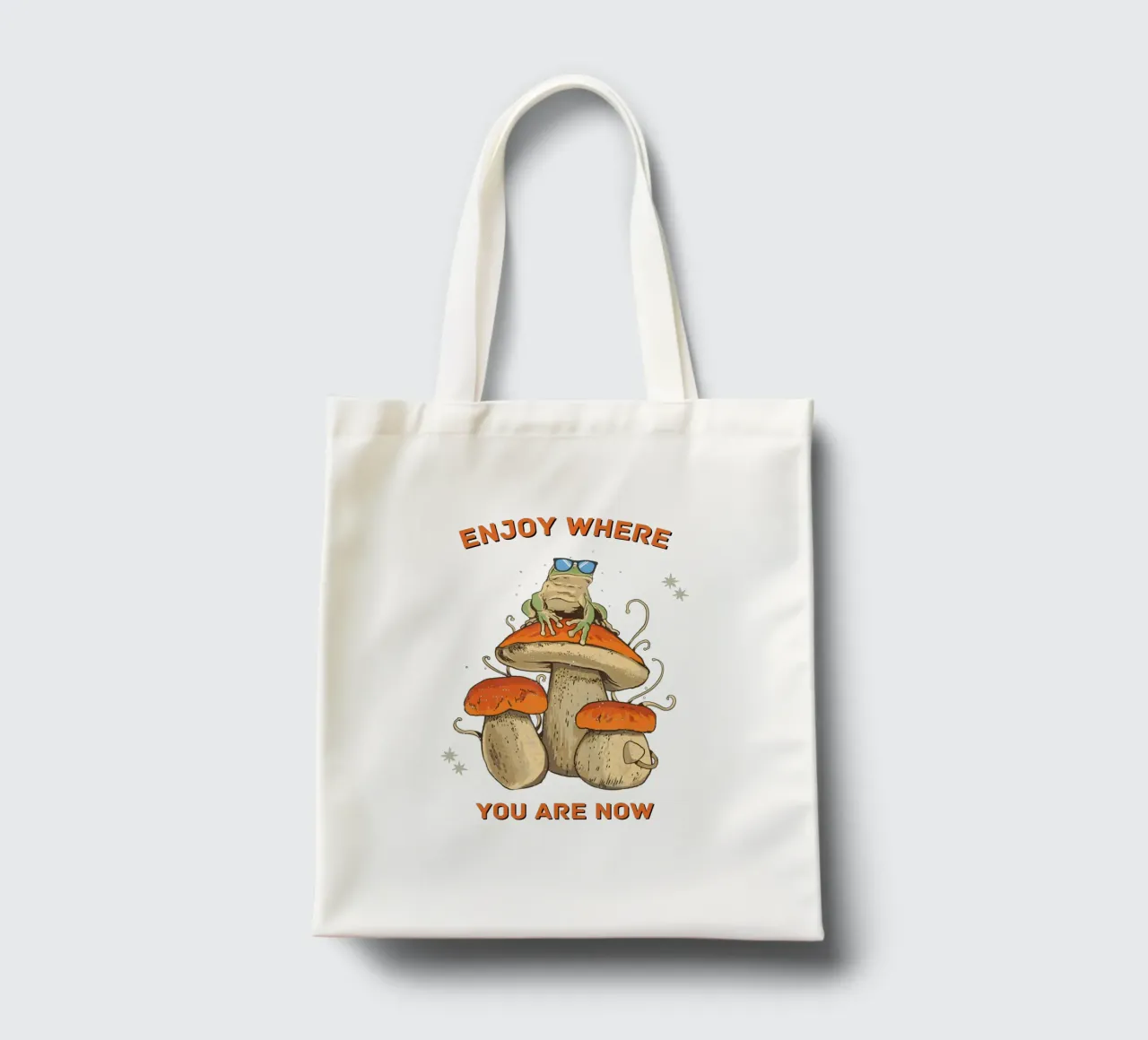 Funghi luppolati borsa in juta da DesignArt