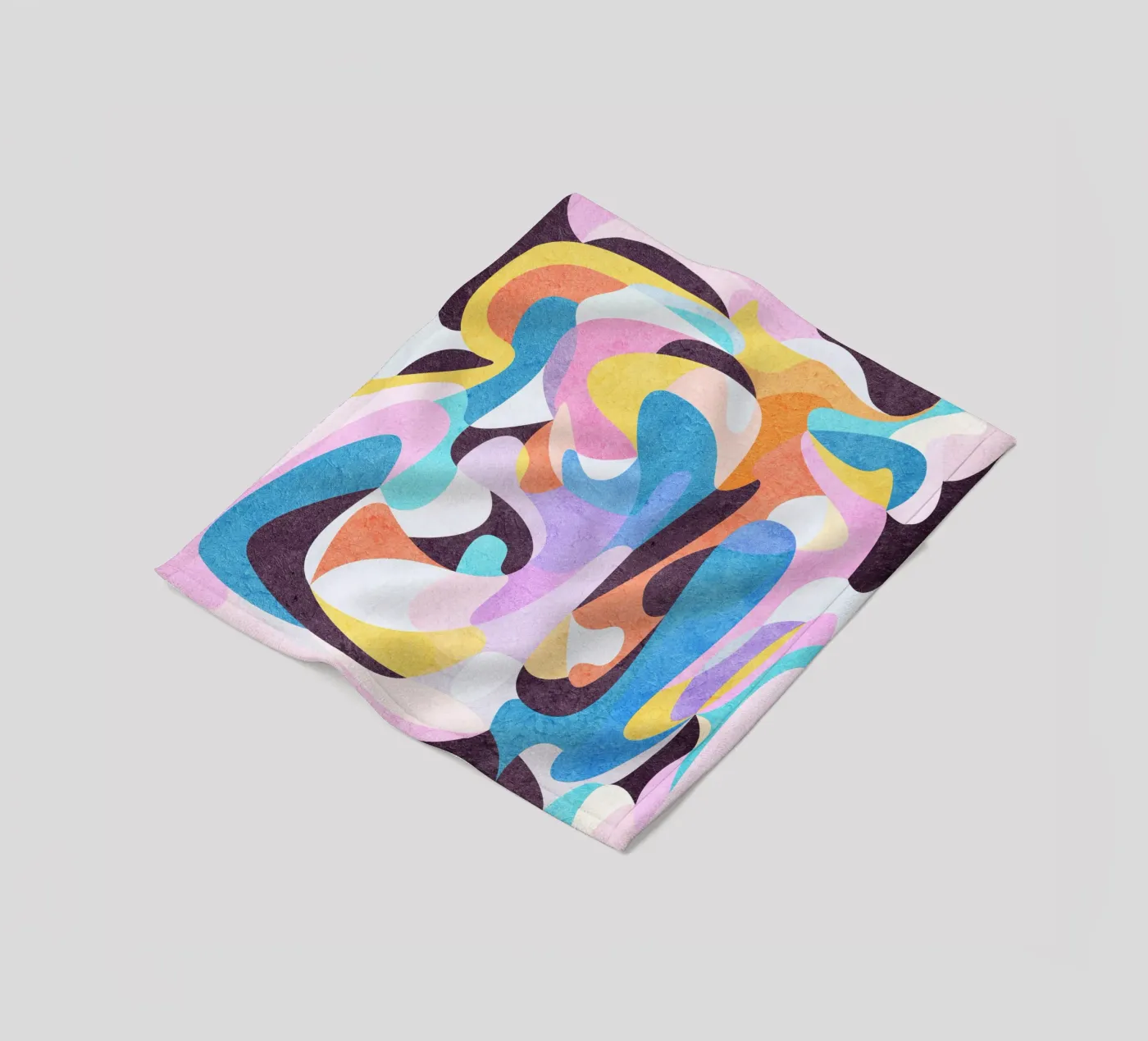 Ease And Flow Fleecedecke von Lines Inside