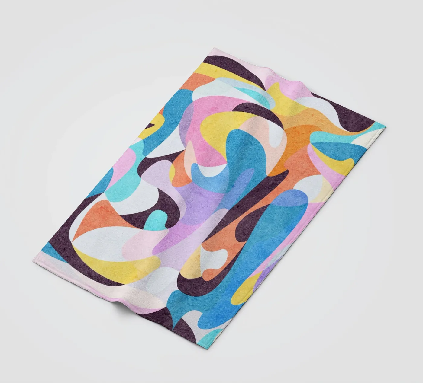Ease And Flow Fleecedecke von Lines Inside