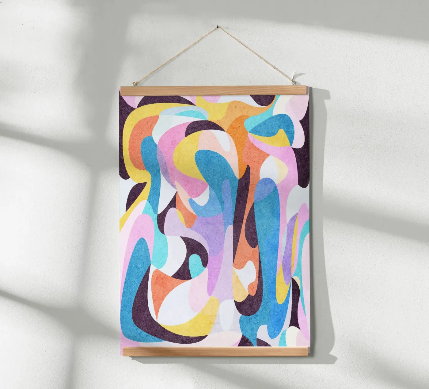 Ease And Flow poster by Abstract Joy