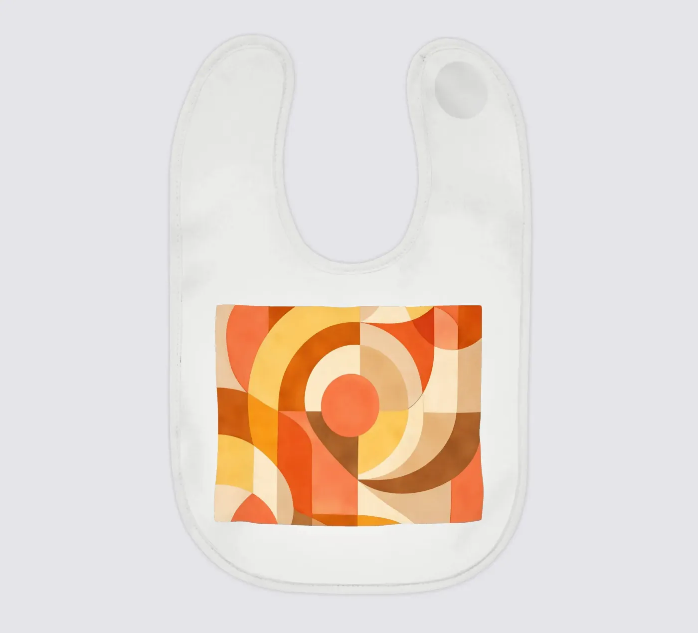 Bold Abstract Composition with Circular Forms Babylätzchen von DesignDoodle