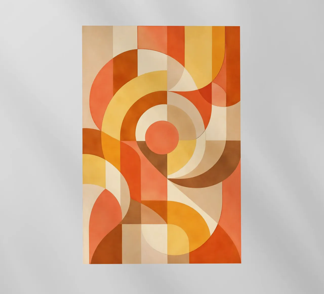 Composizione astratta audace con forme circolari pellicola backlit da DesignDoodle