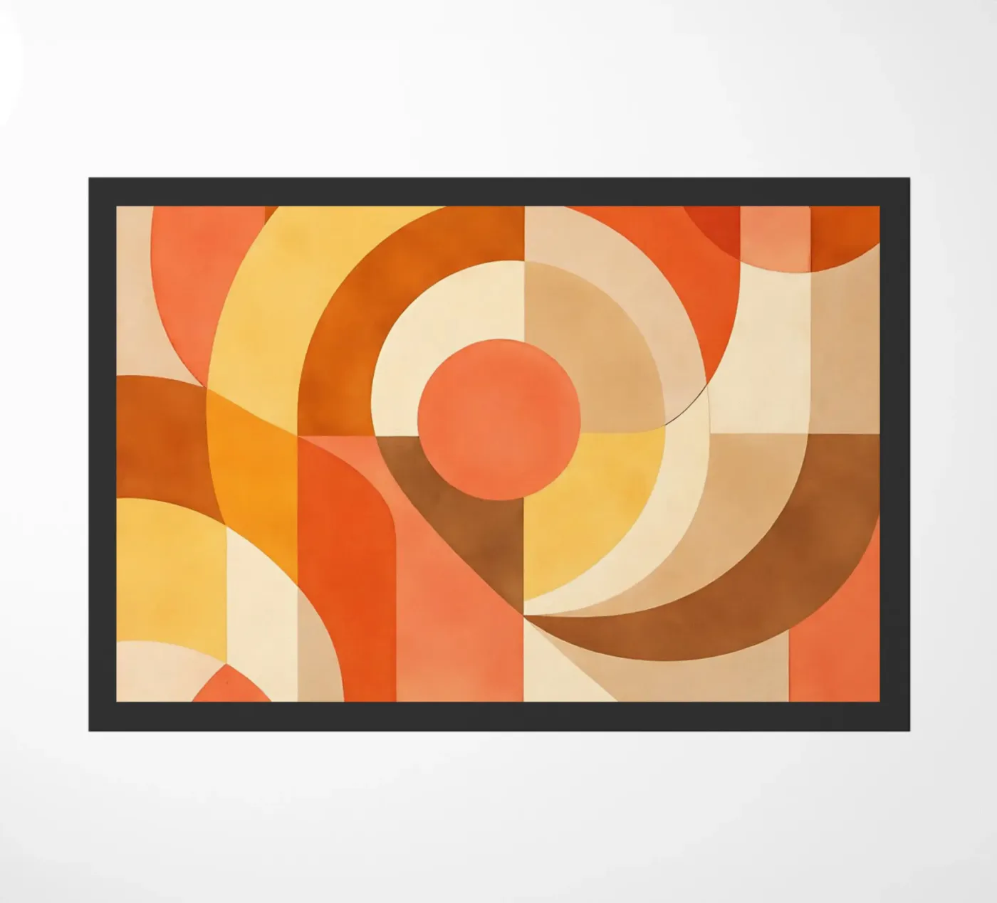 Bold Abstract Composition with Circular Forms zerbino da DesignDoodle