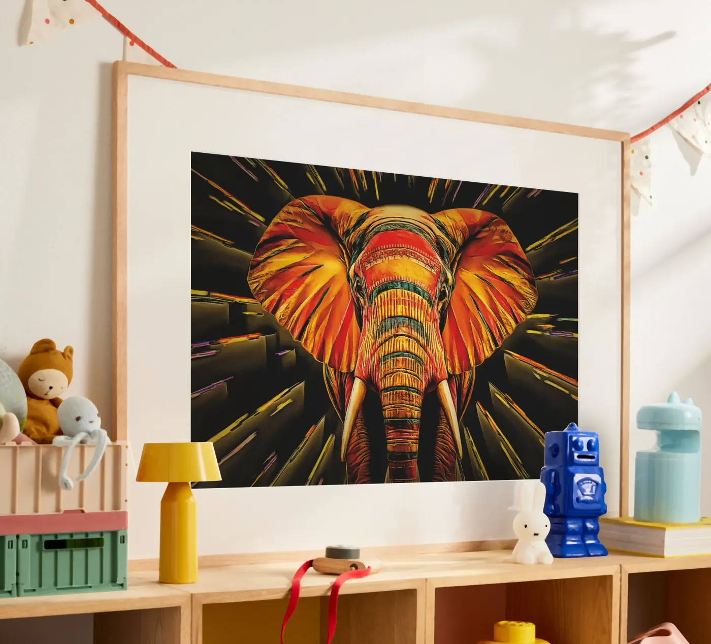 Elephant graph poster by Fred-Graph
