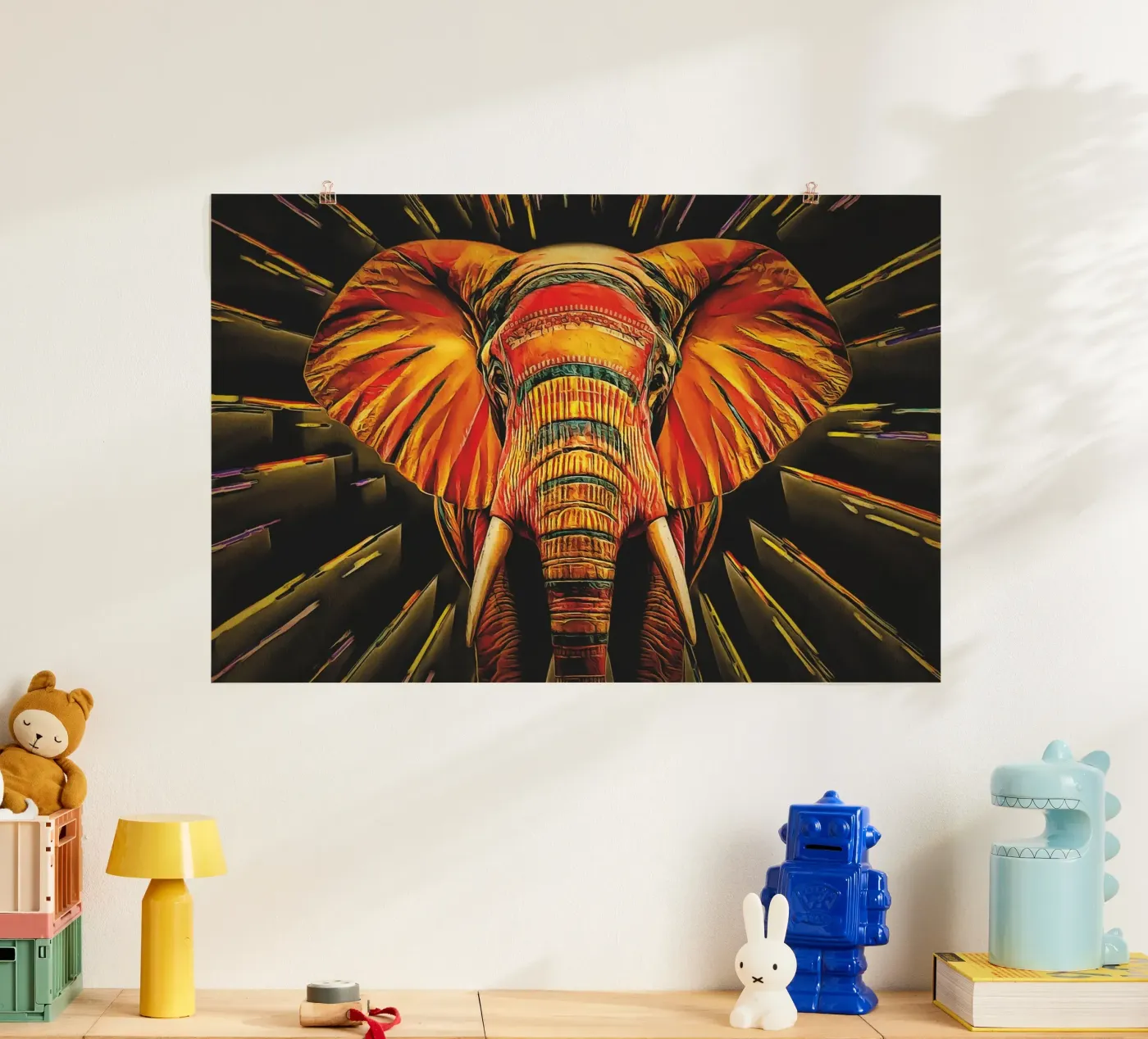 Elephant graph poster by Fred-Graph