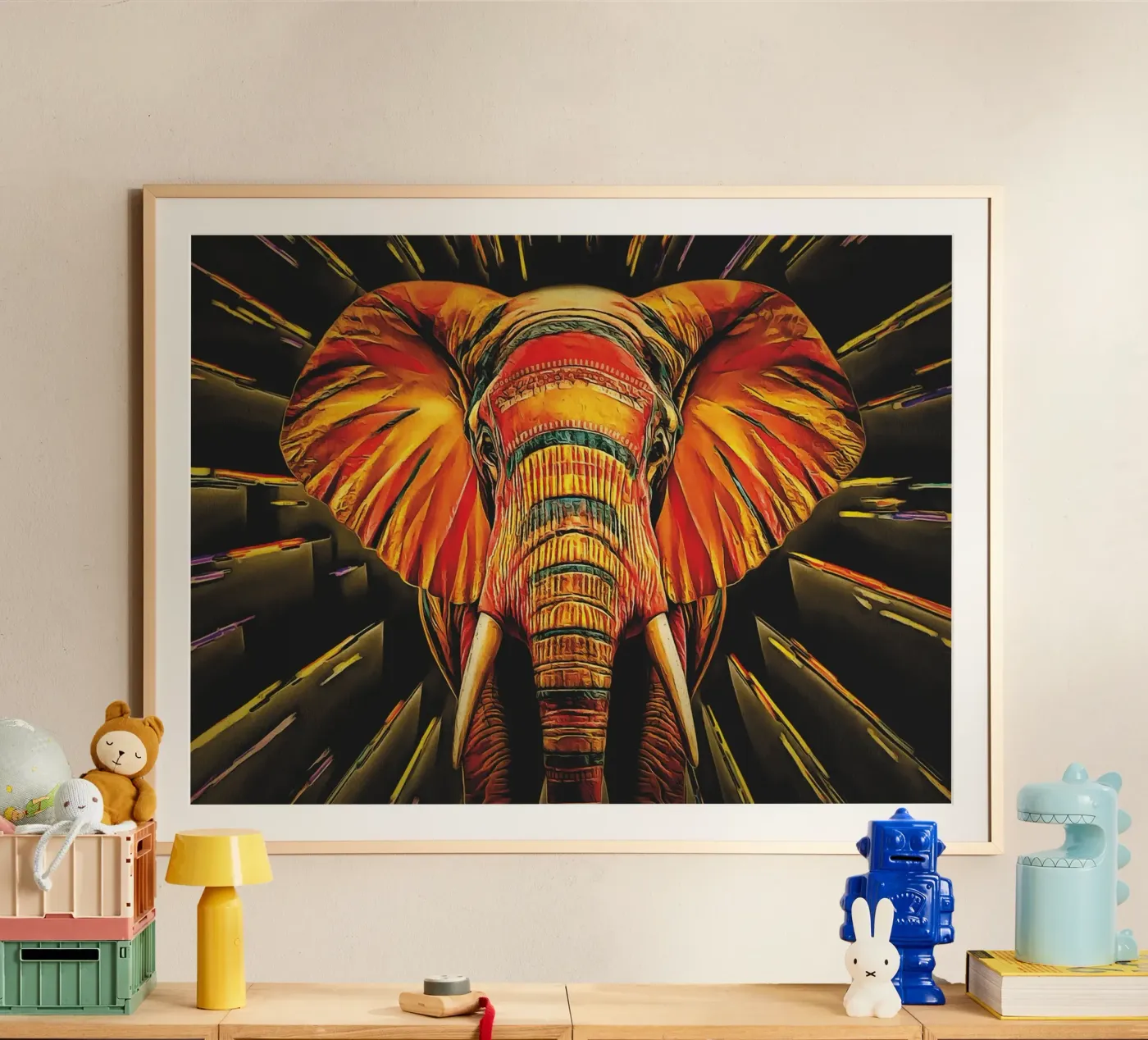 Elephant graph poster by Fred-Graph