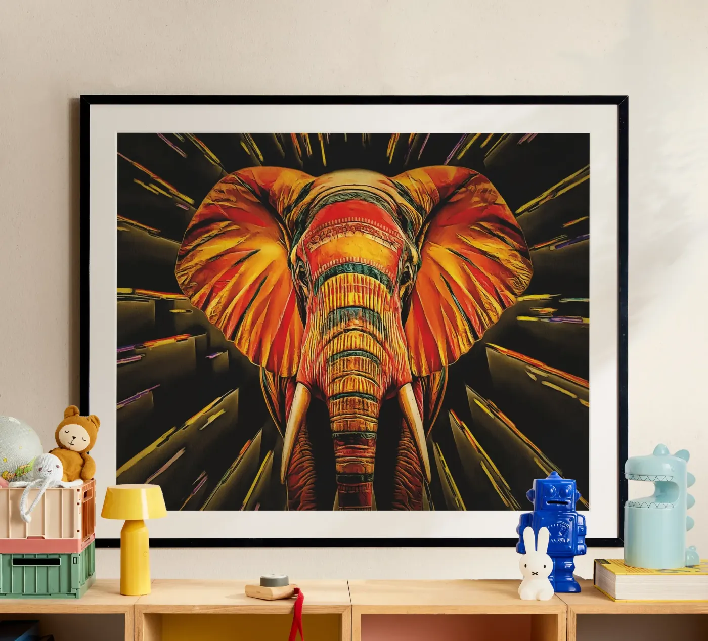 Elephant graph poster by Fred-Graph