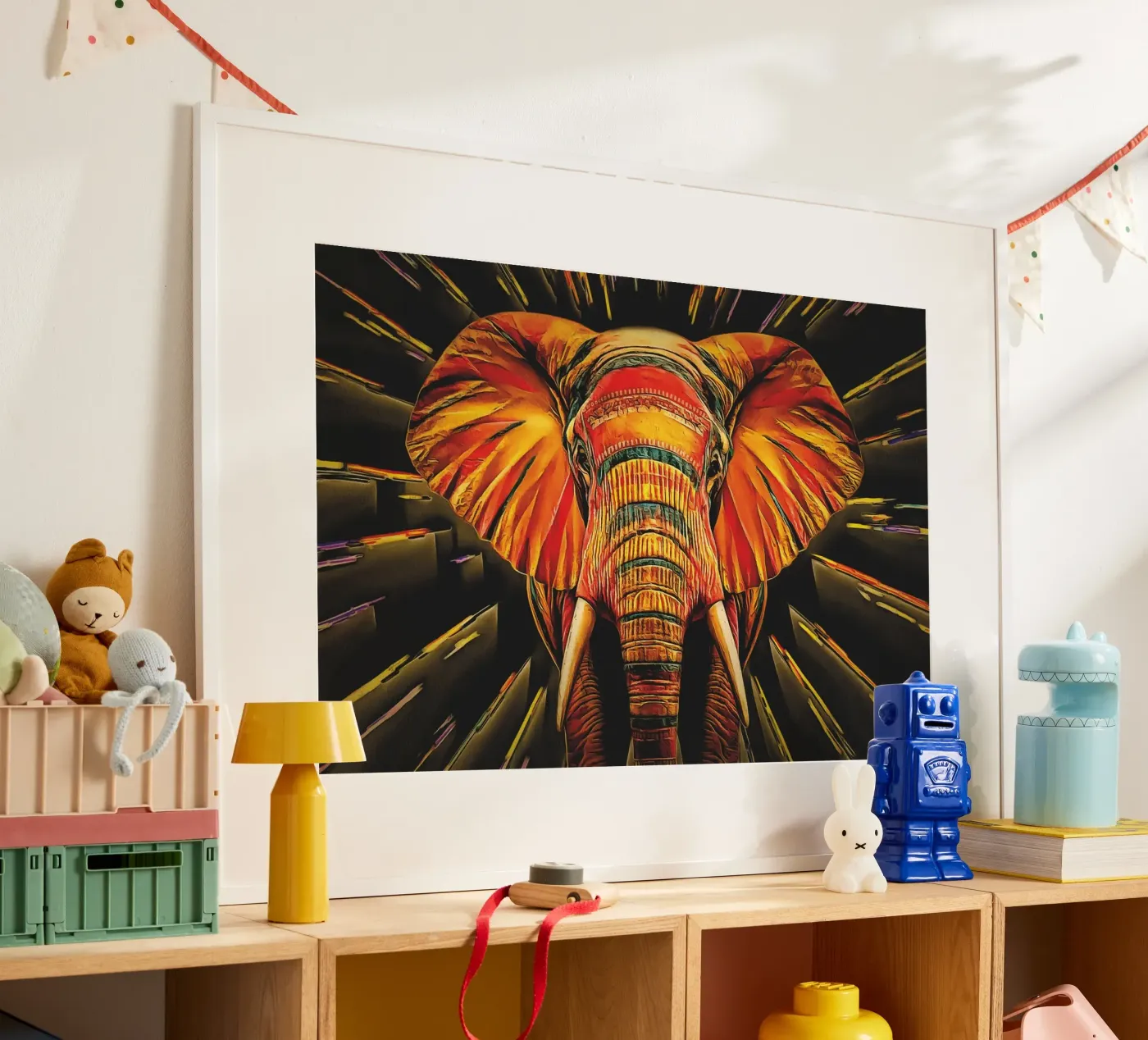 Elephant graph poster by Fred-Graph
