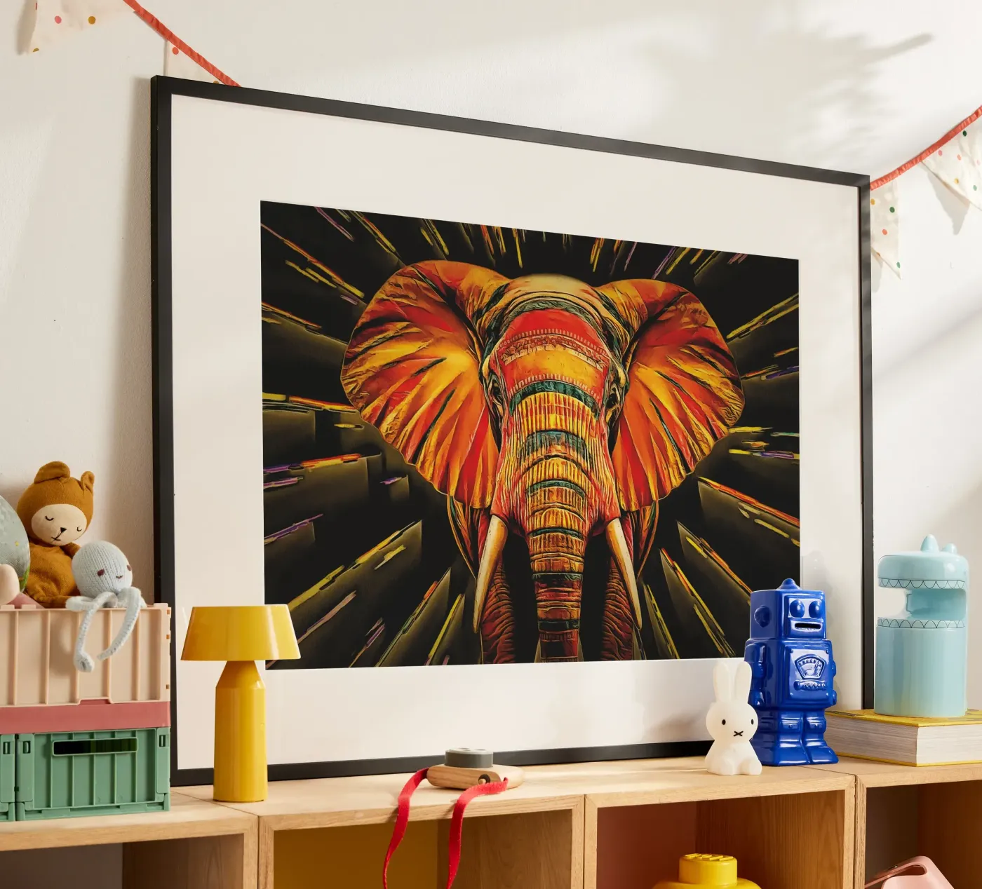 Elephant graph poster by Fred-Graph