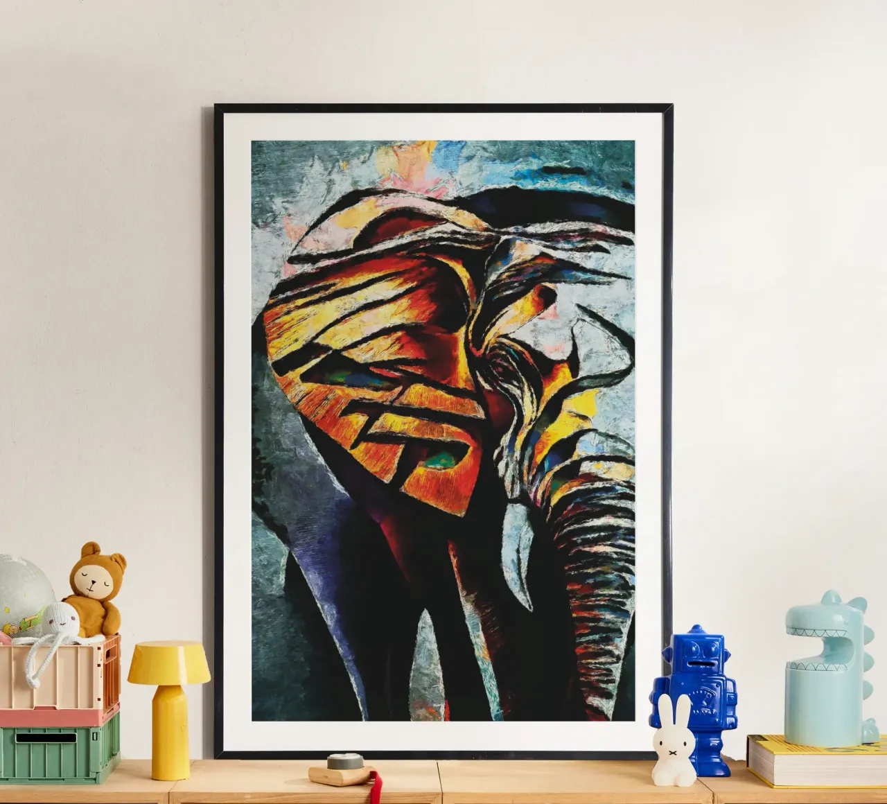 Elephant graph poster by Fred-Graph