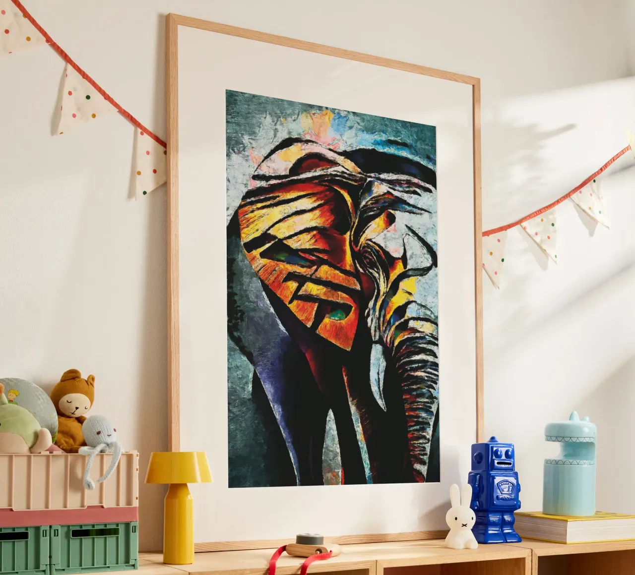 Elephant graph poster by Fred-Graph