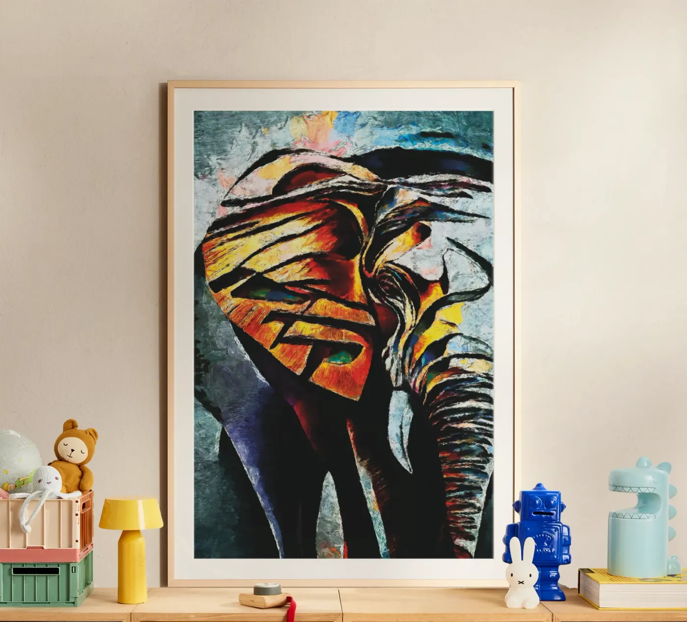 Elephant graph poster by Fred-Graph