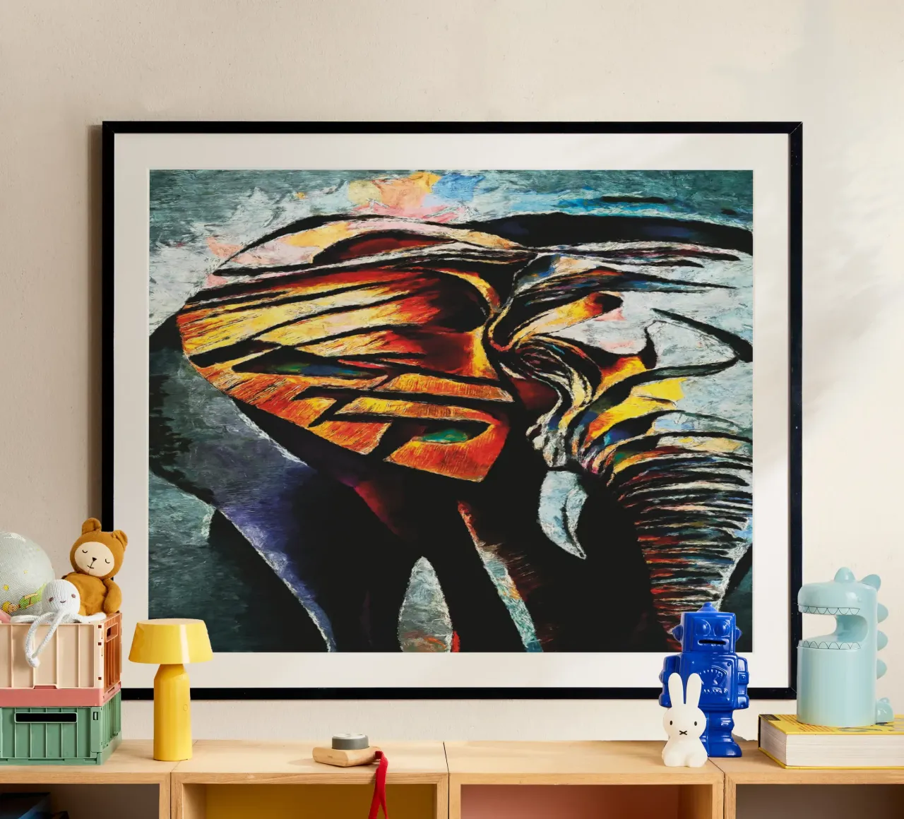 Elephant graph poster by Fred-Graph