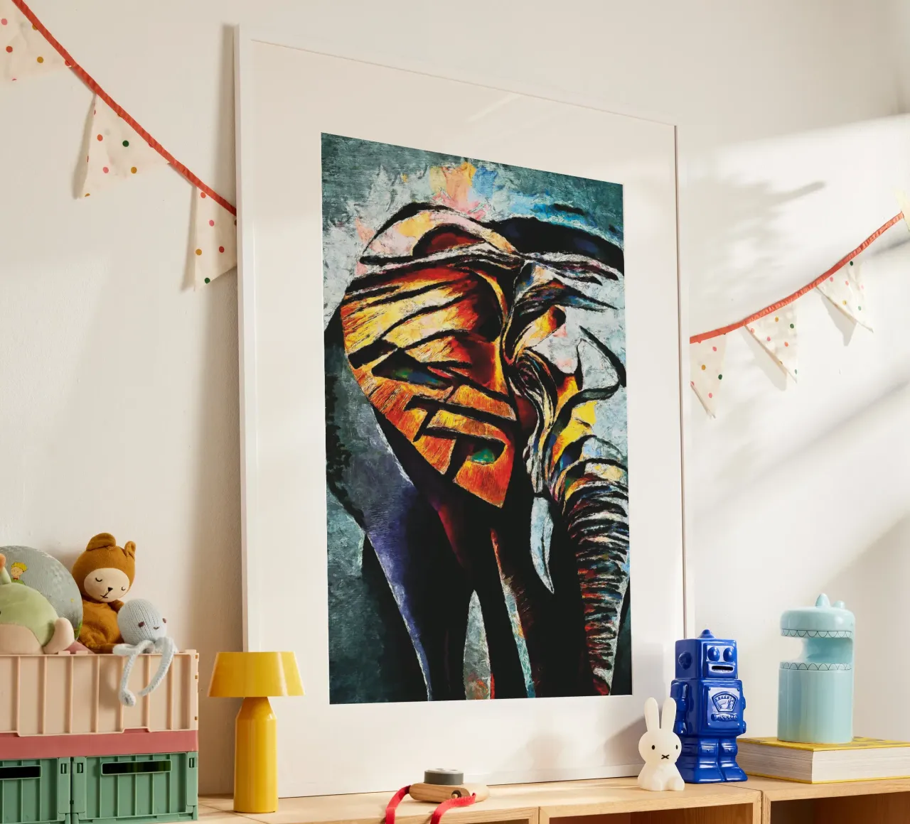 Elephant graph poster by Fred-Graph