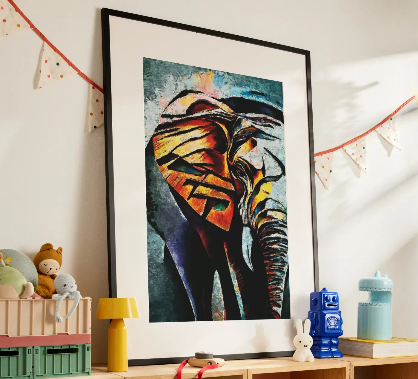 Elephant graph poster by Fred-Graph