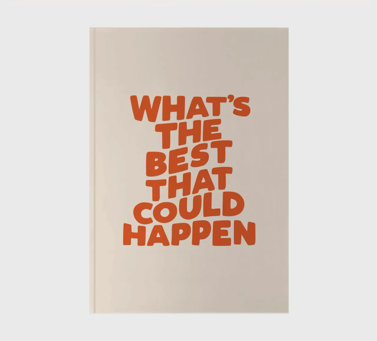 Qual è il meglio che potrebbe accadere Typografie Design diario da THE MOTIVATED TYPE