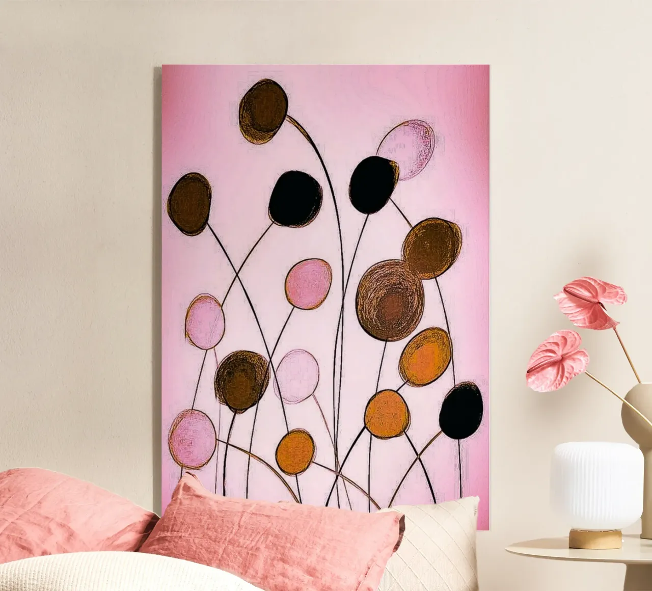 Dandelions acrylic glass by Nomi Morina