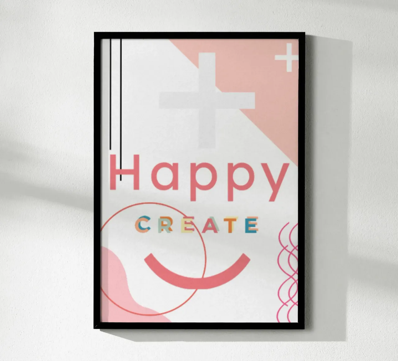 Creazione felice poster da Nomi Morina