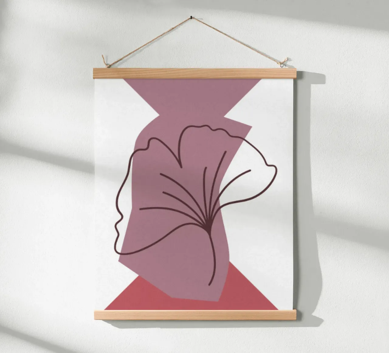 Tussen lijnen en vormen poster van Nomi Morina