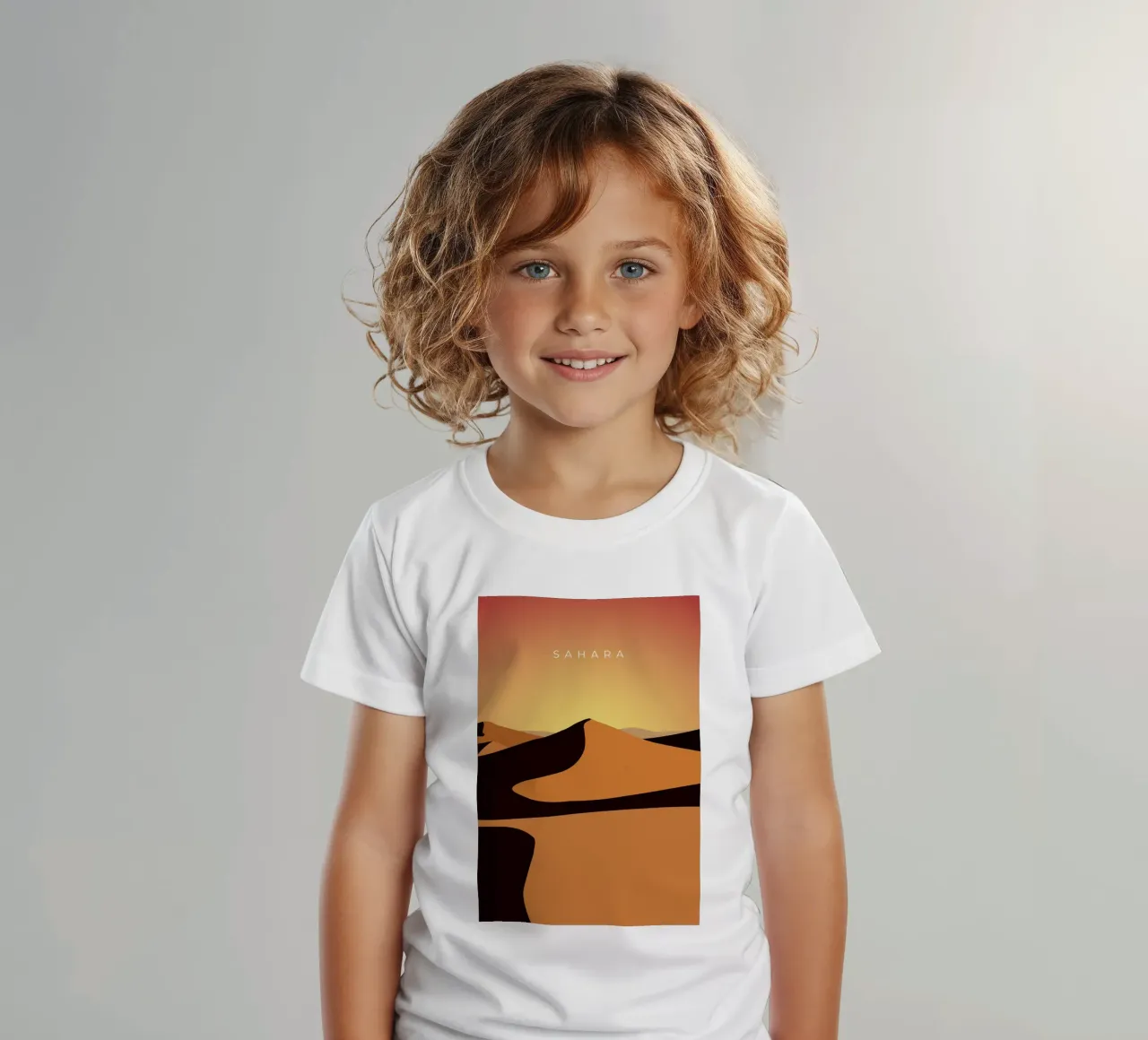 Sahara kids t-shirt by minimalist designs
