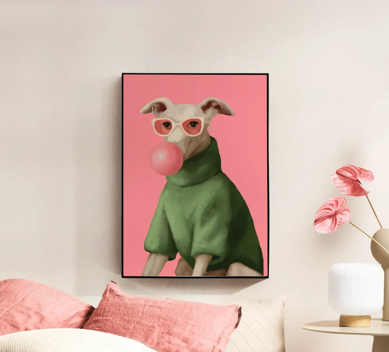 Bubblegum Pup plexiglass da cityart