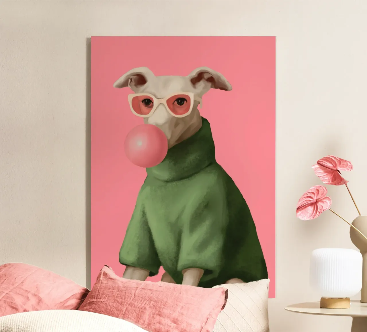 Bubblegum Pup plexiglass da cityart