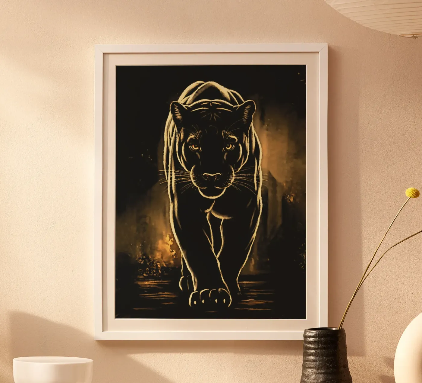 La pantera nera poster da Fred-Graph