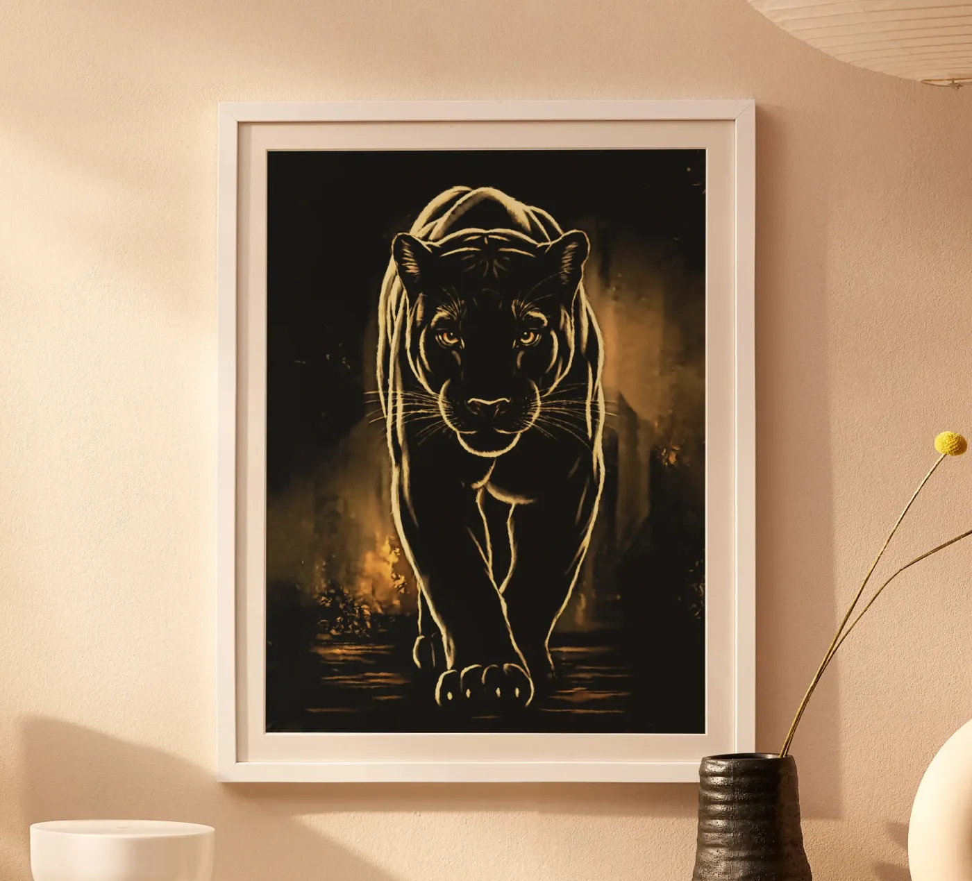 La pantera nera poster da Fred-Graph