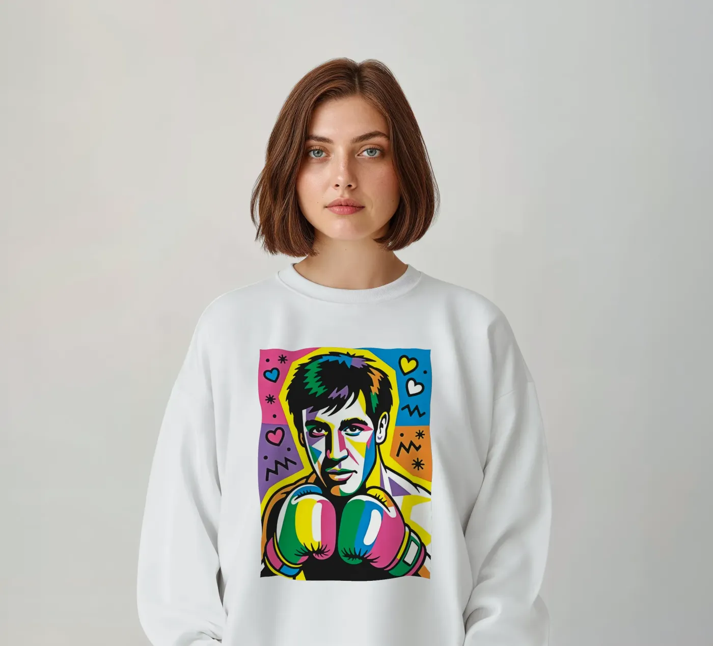 Boxer grafico felpa da Fred-Graph