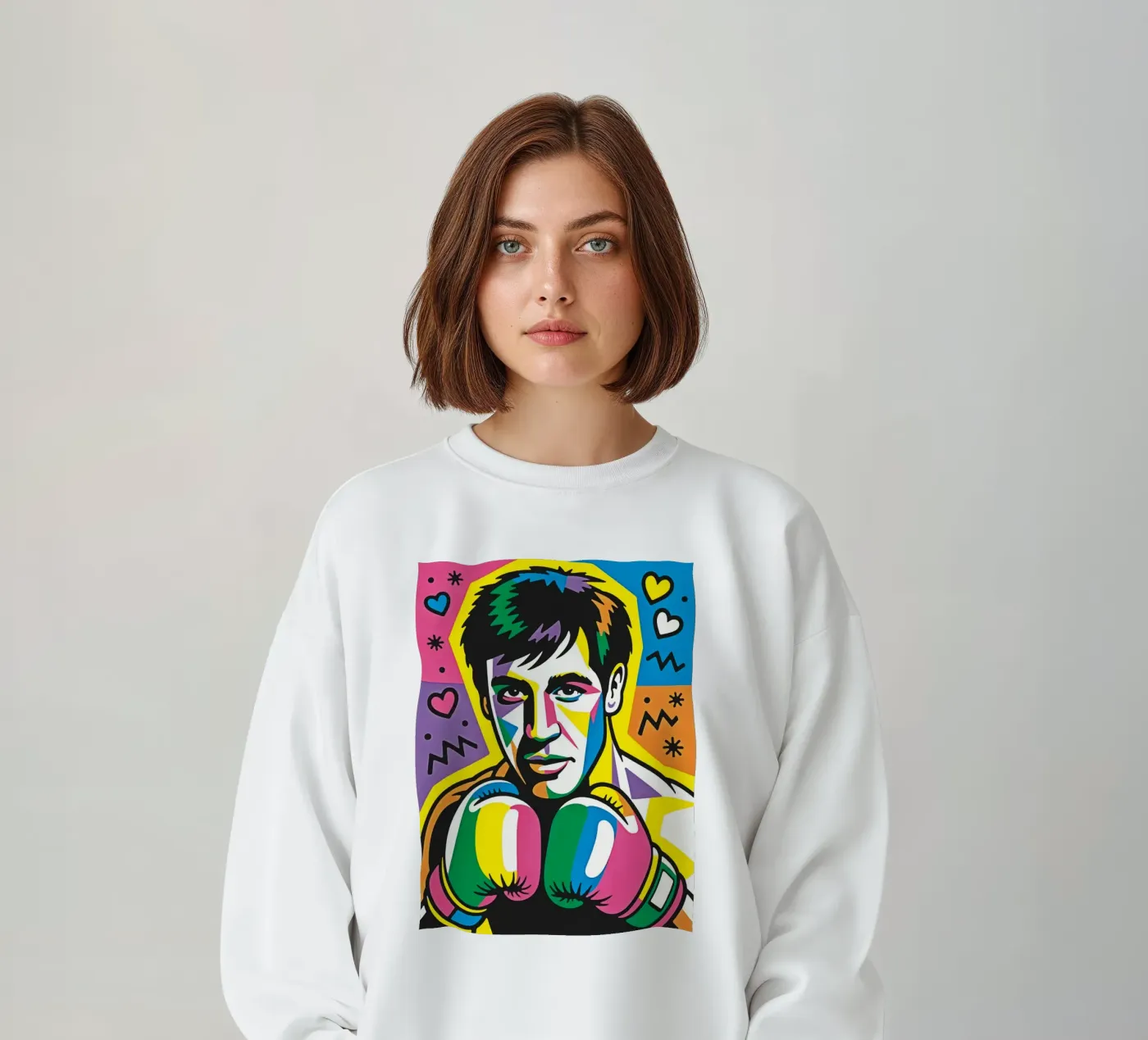 Boxer grafico felpa da Fred-Graph