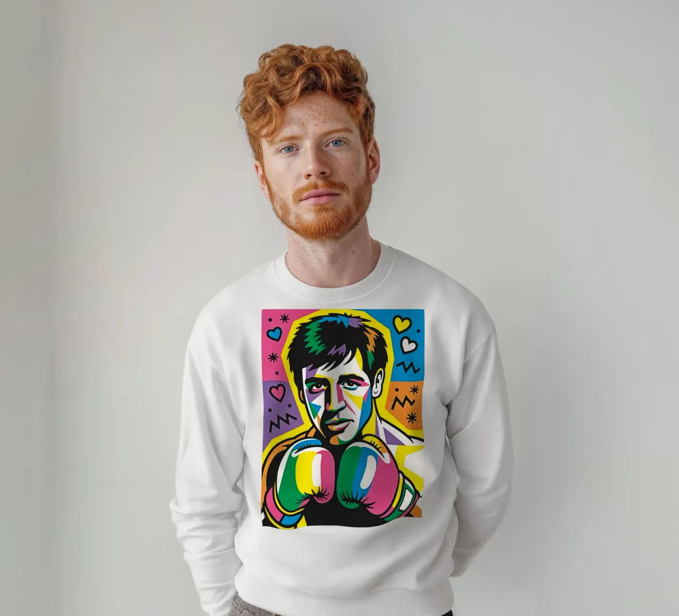 Boxer grafico felpa da Fred-Graph