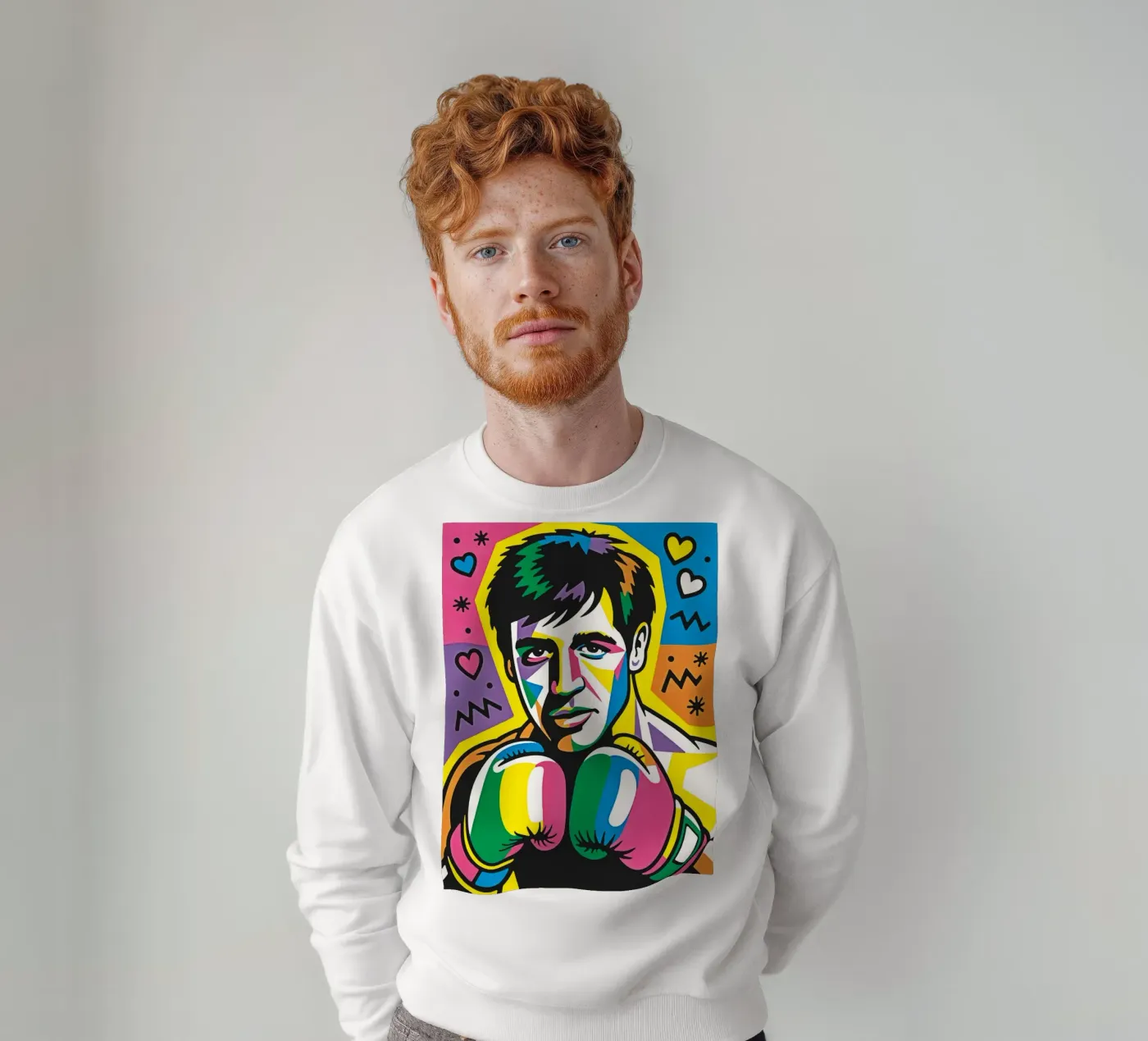 Boxer grafico felpa da Fred-Graph