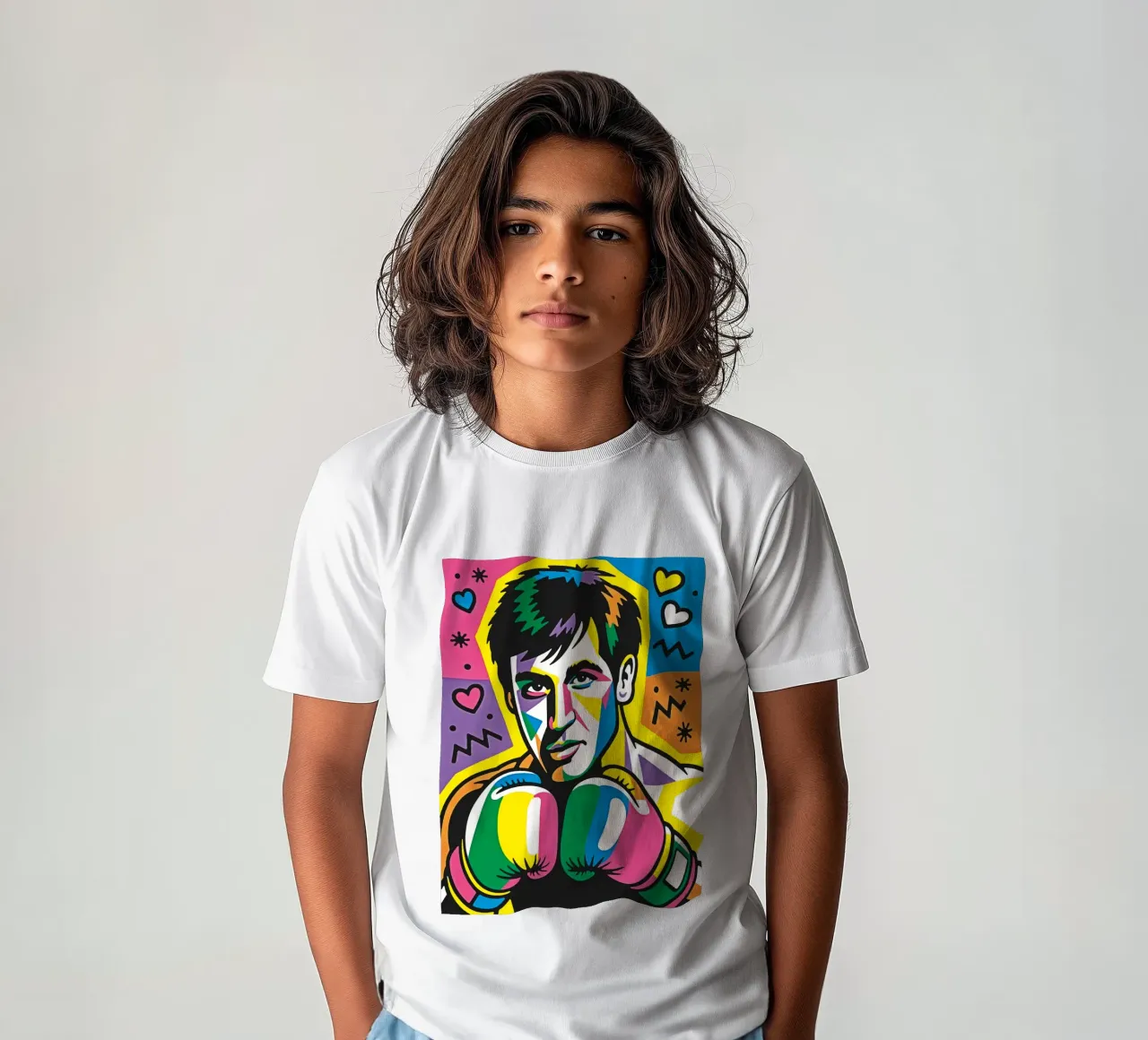 Boxer grafico t-shirt bambini da Fred-Graph