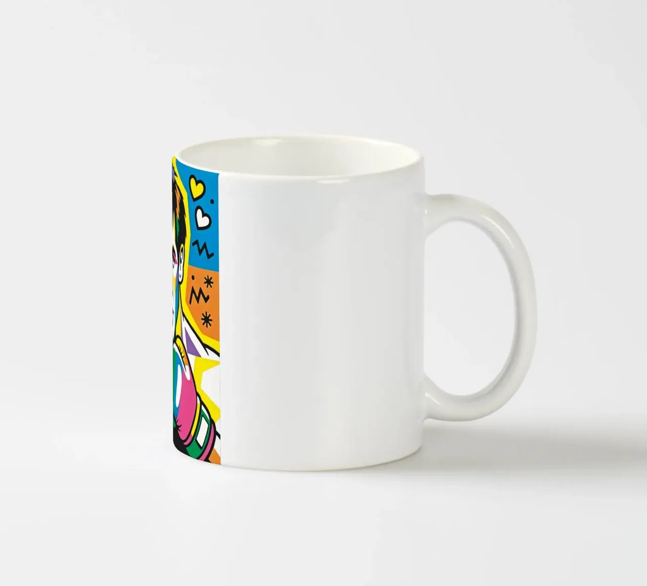 Boxer graph ceramic mug by Fred-Graph