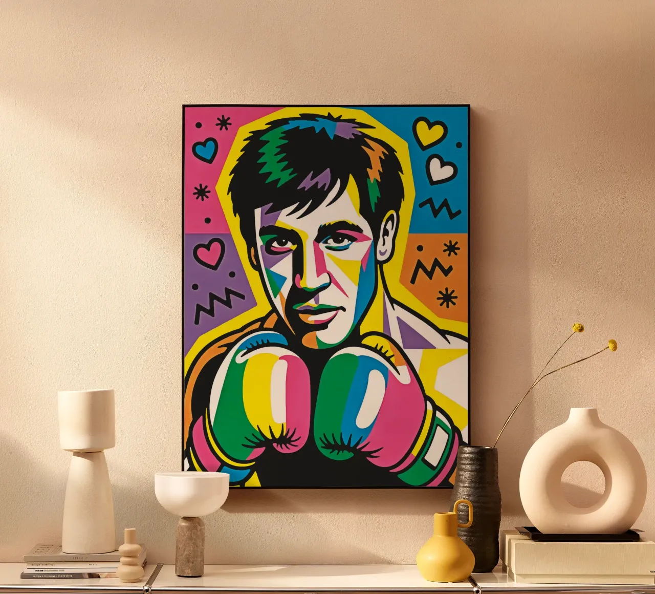 Boxer grafico plexiglass da Fred-Graph