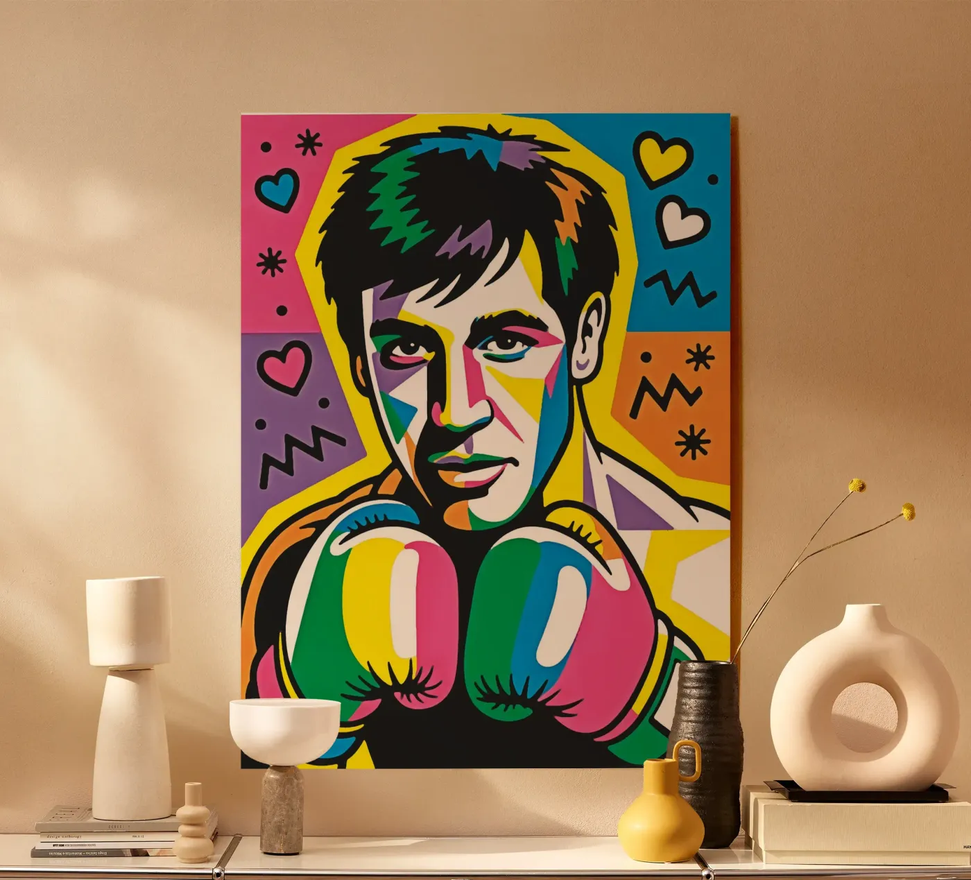 Boxer-Diagramm Acryl-Glas von Fred-Graph