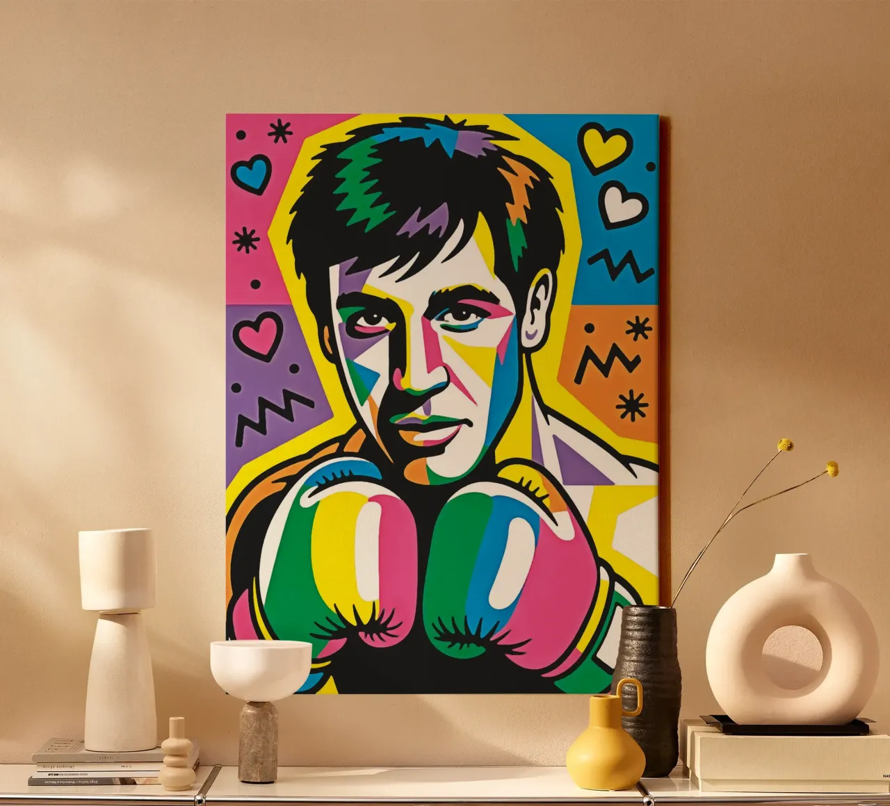 Boxer grafico tela da Fred-Graph