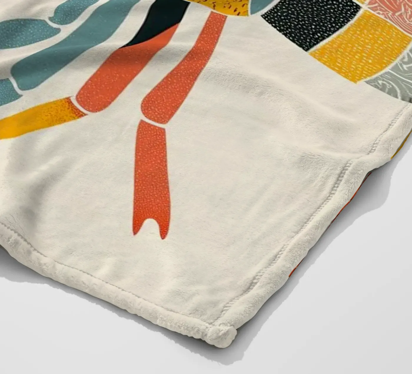 Patterned Lobster Fleecedecke von Luca