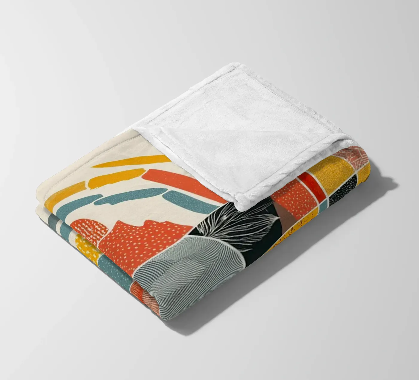 Patterned Lobster Fleecedecke von Luca