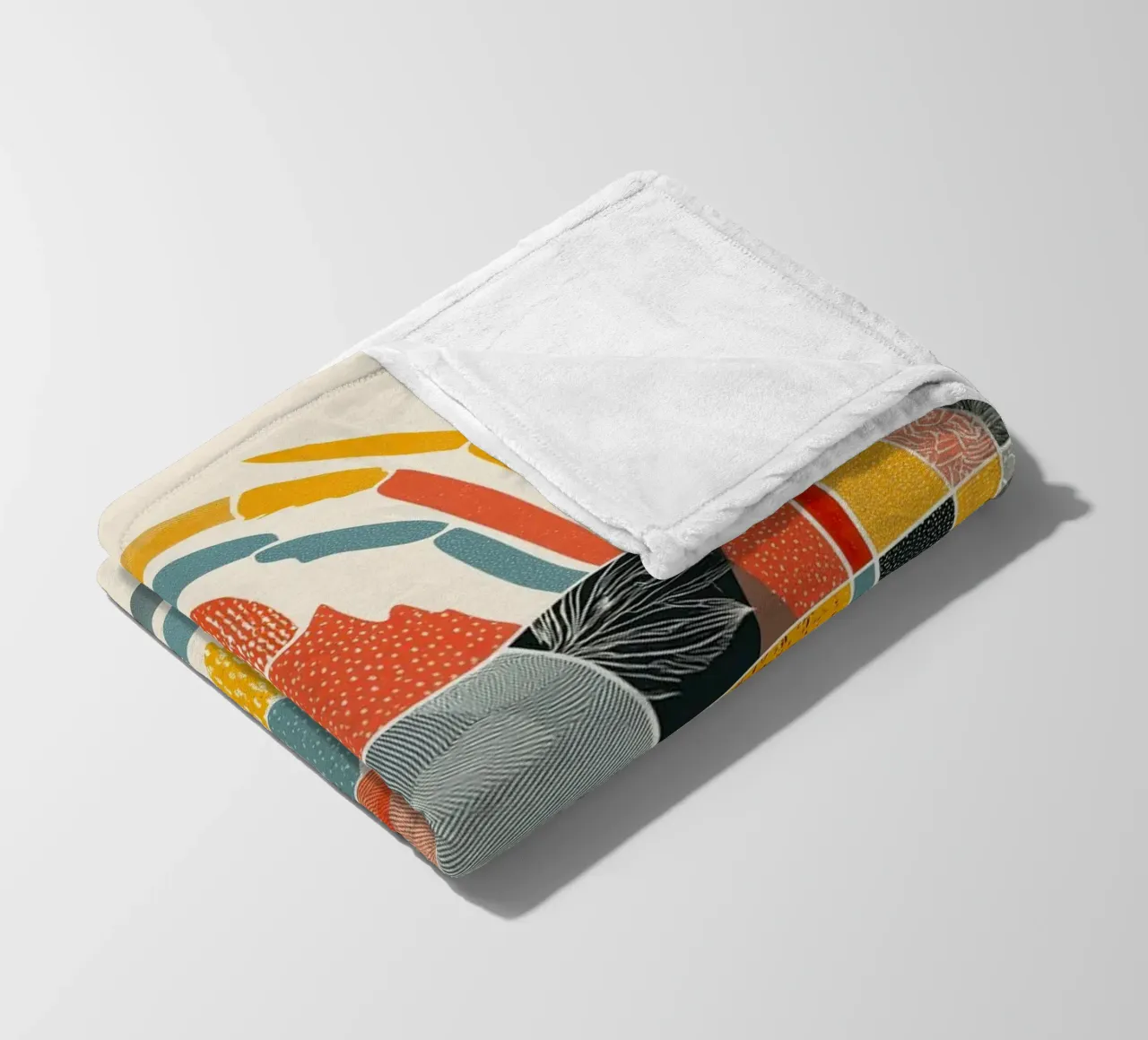 Patterned Lobster Fleecedecke von Luca