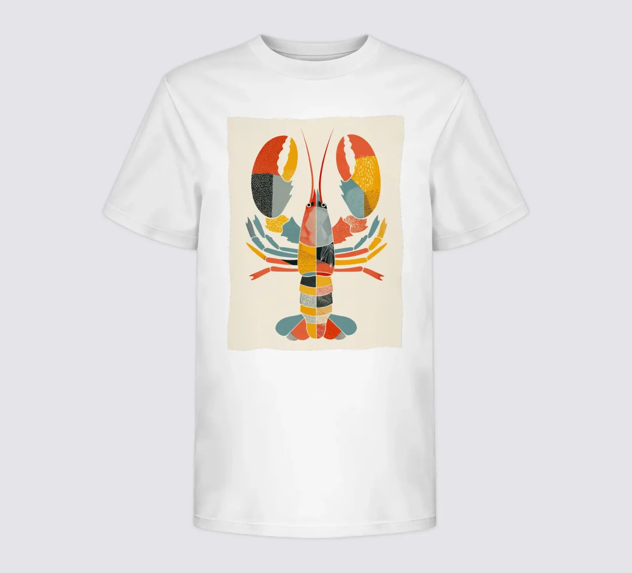 Patterned Lobster t-shirt bambini da Luca