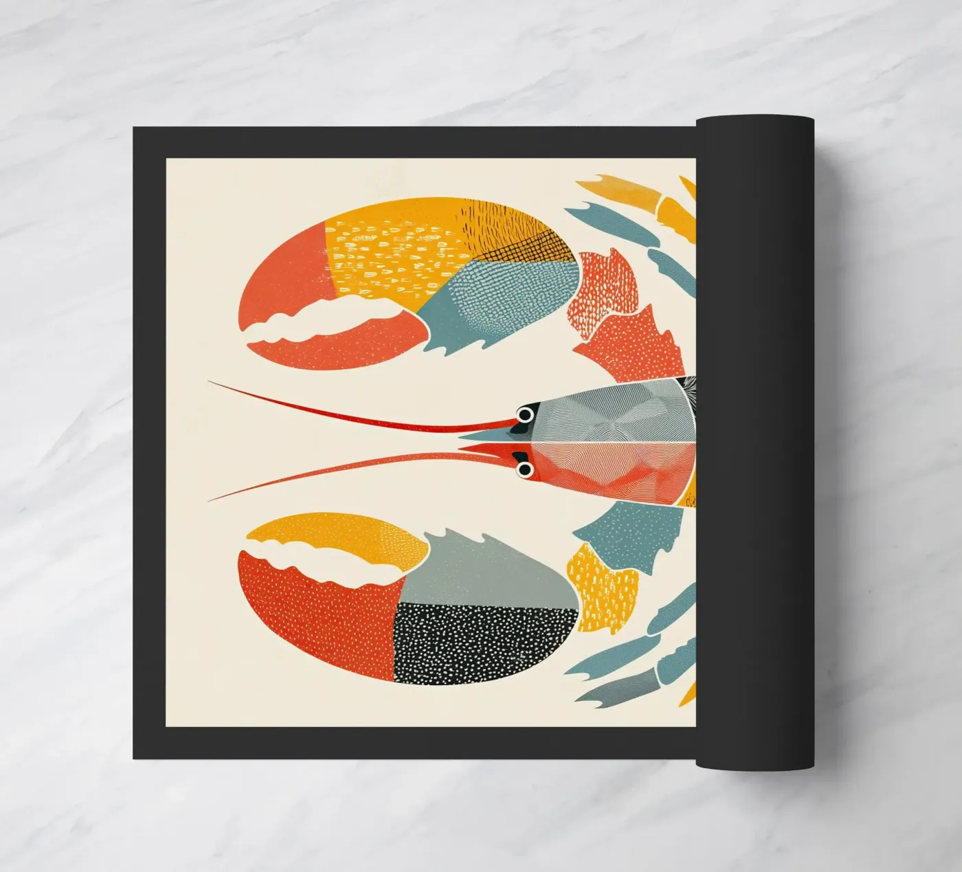 Patterned Lobster zerbino da Luca