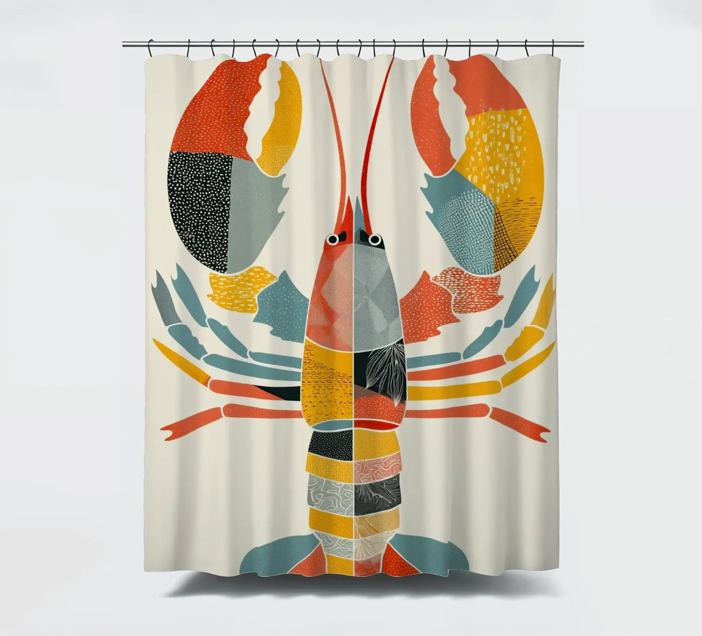 Patterned Lobster Duschvorhang von Luca