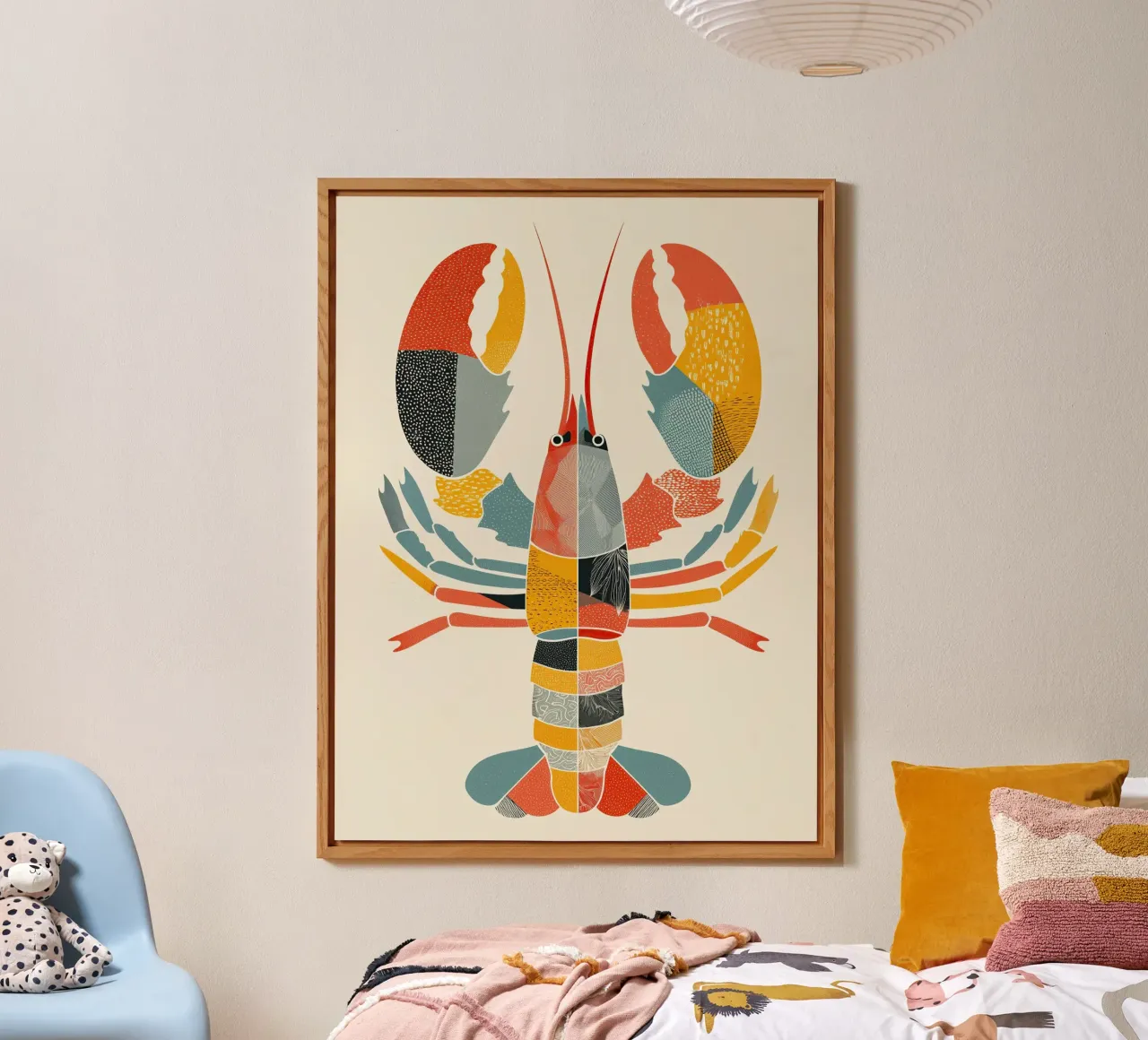 Patterned Lobster forex plate by Luca