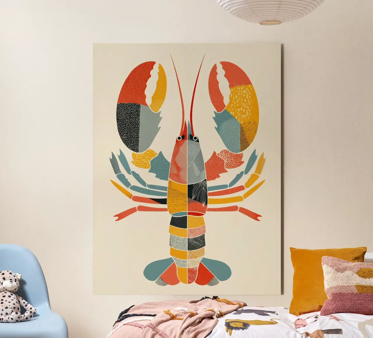 Patterned Lobster forex plate by Luca