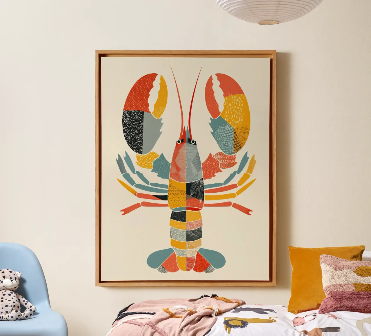 Patterned Lobster tela da Luca