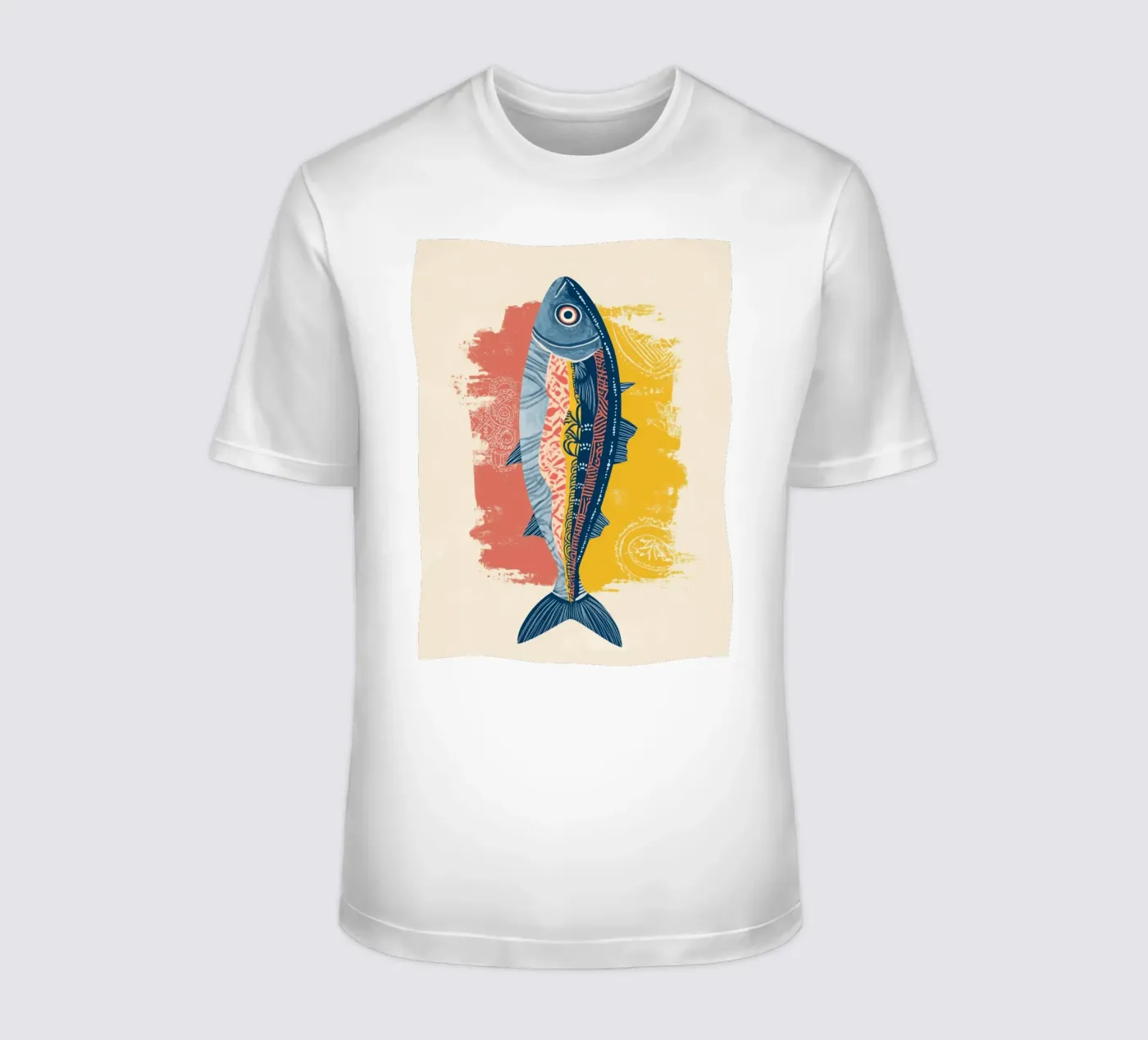 Patterned Fish t-shirt da Luca