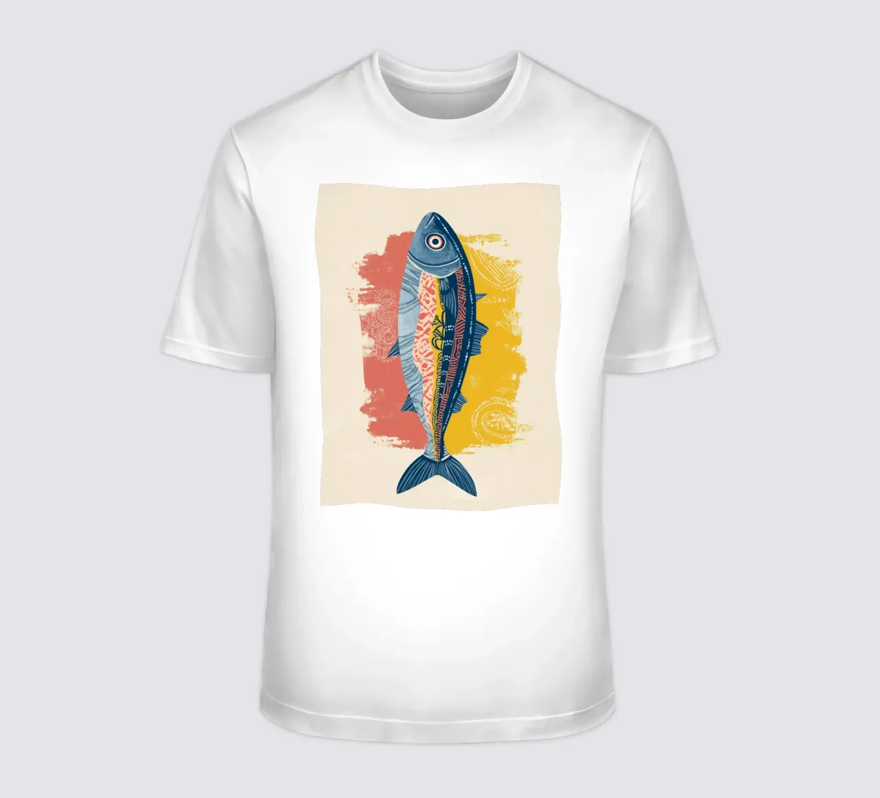Patterned Fish t-shirt da Luca