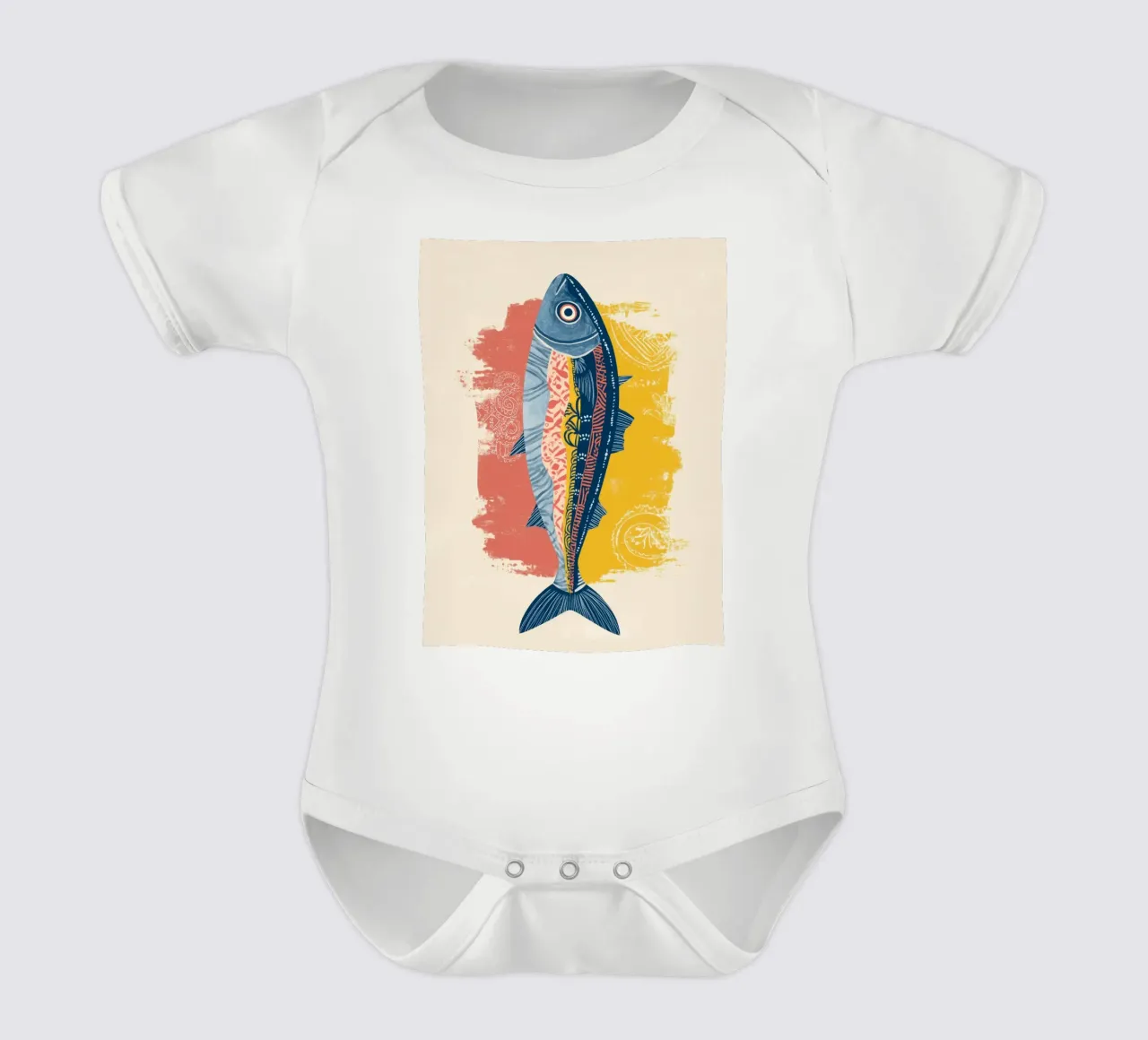 Patterned Fish body bébé de Luca