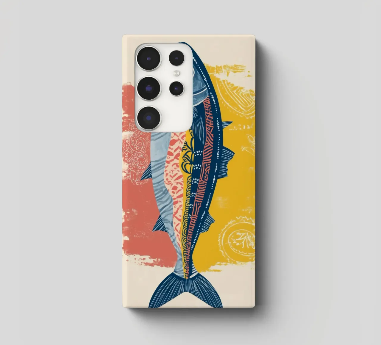 Patterned Fish coque samsung de Luca
